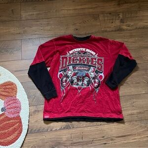 Vintage Y2K 2000s Dickies Affliction Style Thermal Shirt